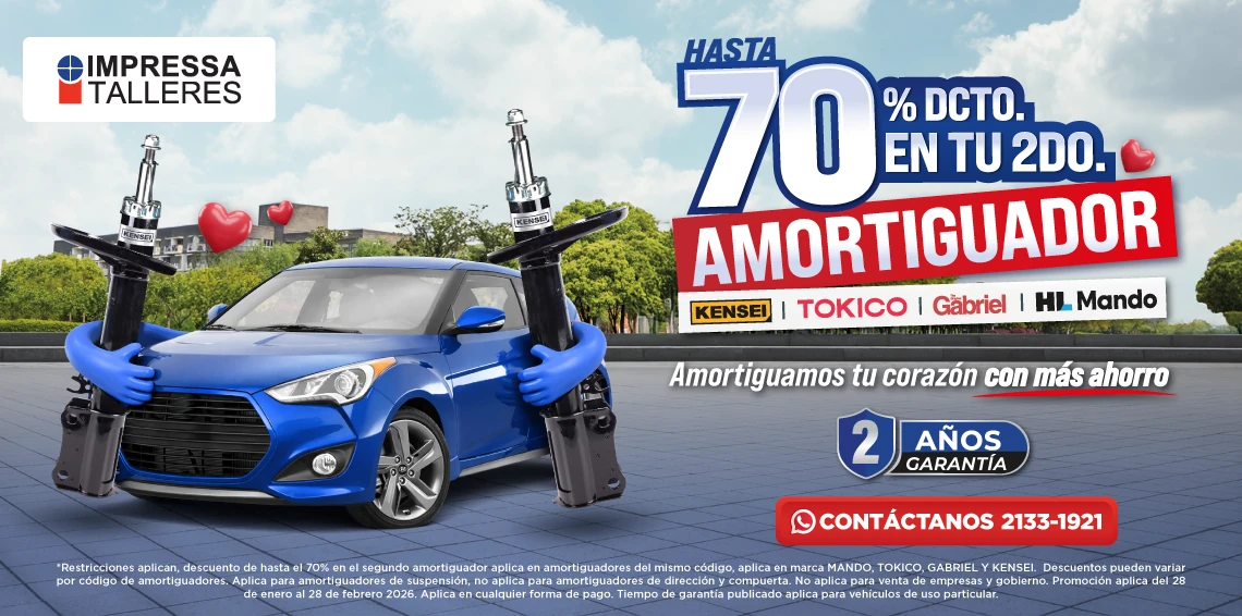 PROMOCIÓN EN AMORTIGUADORES