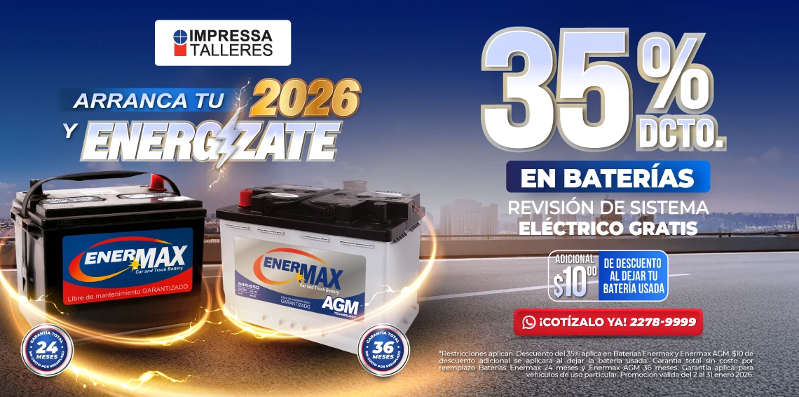 BATERÍAS ENERMAX CON DESCUENTO DEL 35%