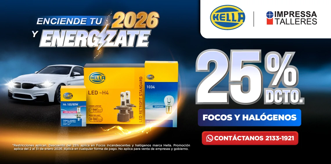 PROMOCIÓN EN FOCOS Y HALÓGENOS HELLA