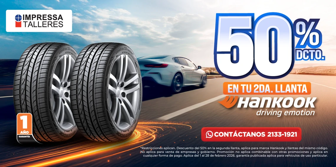 PROMOCIÓN EN LLANTAS HANKOOK