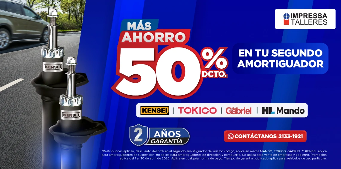 PROMOCIÓN EN AMORTIGUADORES
