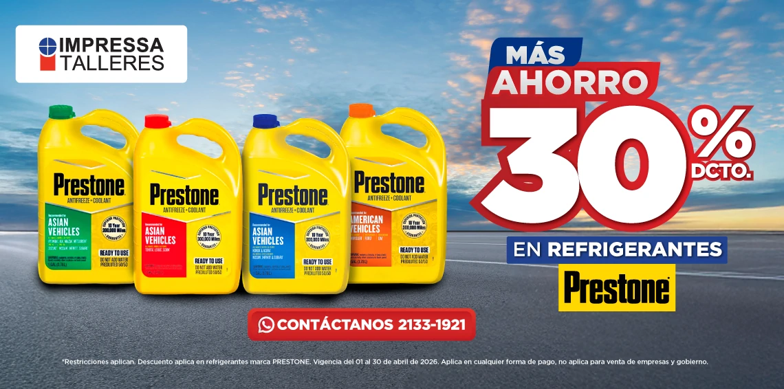 OFERTA EN REFRIGERANTES PRESTONE