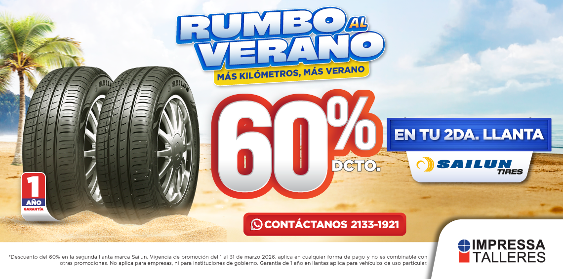 PROMOCIÓN EN LLANTAS SAILUN