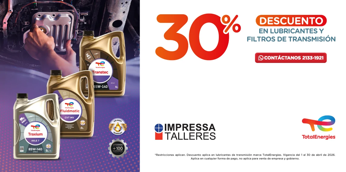 OFERTA EN LUBRICANTES Y FILTROS DE TRANSMISIÓN
