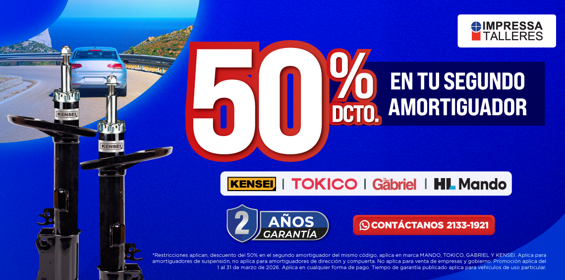 PROMOCIÓN EN AMORTIGUADORES