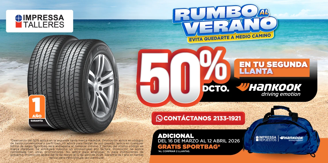 PROMOCIÓN EN LLANTAS HANKOOK