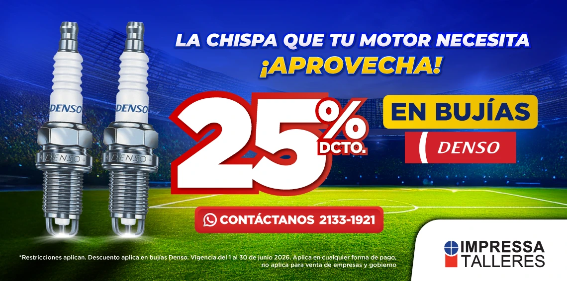 DESCUENTO EN BUJÍAS DENSO