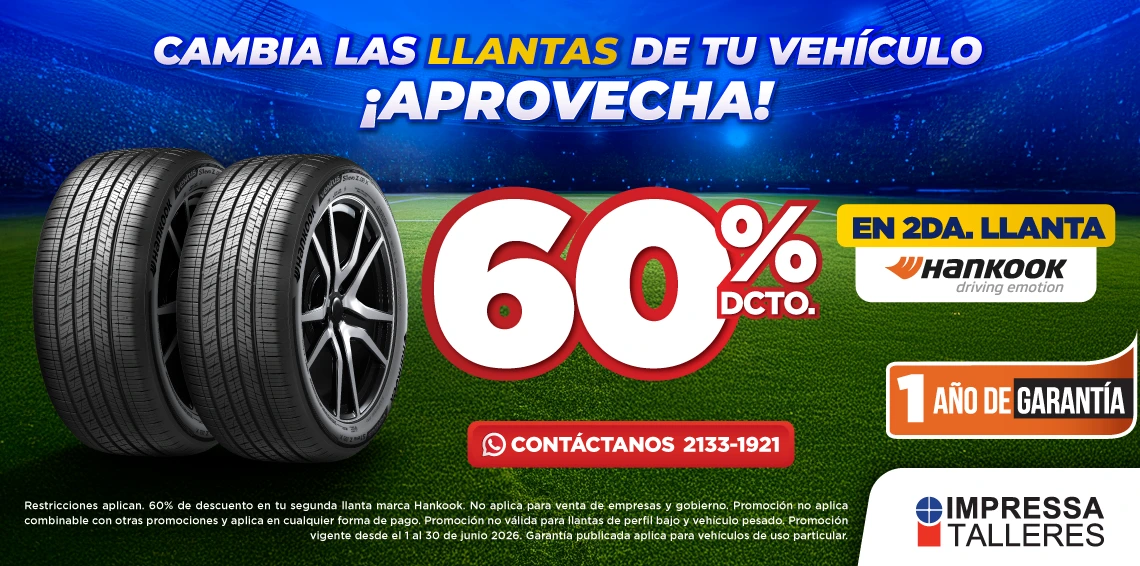 PROMOCIÓN EN LLANTAS HANKOOK