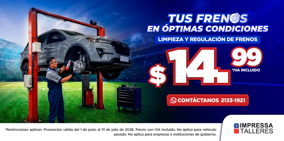 PROMOCIÓN EN LIMPIEZA Y REGULACIÓN DE FRENOS