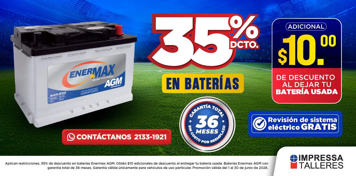 BATERÍAS ENERMAX AGM CON DESCUENTO