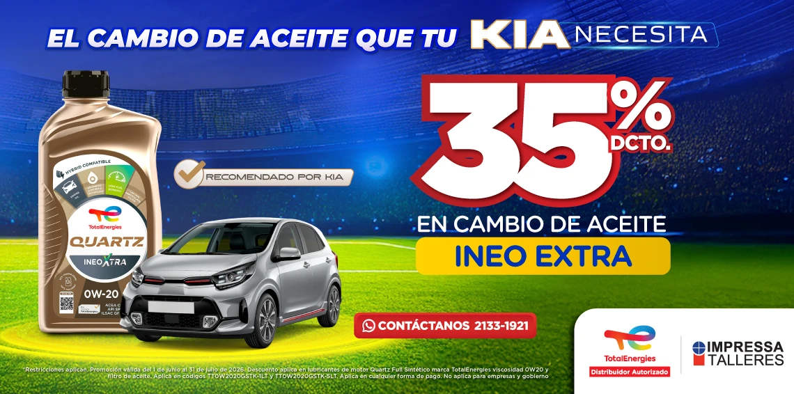 PROMOCIÓN EN CAMBIO DE ACEITE