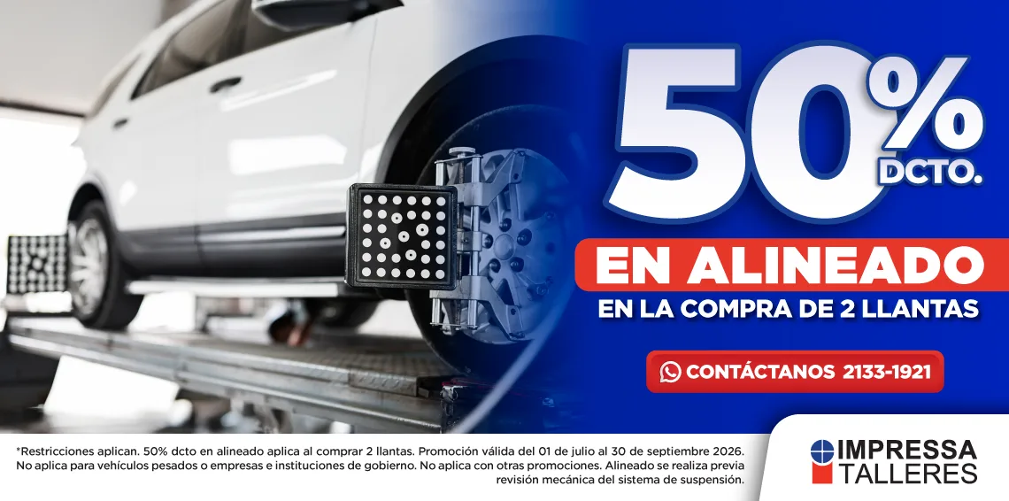 PROMOCIÓN EN ALINEADO DE LLANTAS
