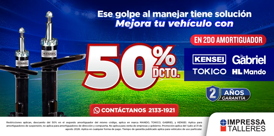 PROMOCIÓN EN AMORTIGUADORES
