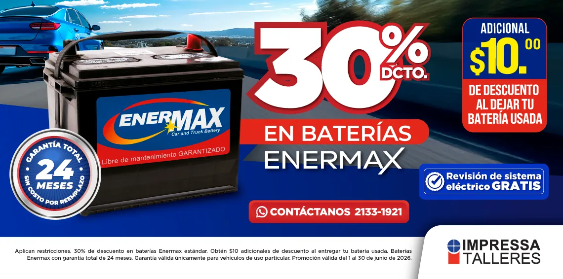 BATERÍAS ENERMAX CON DESCUENTO