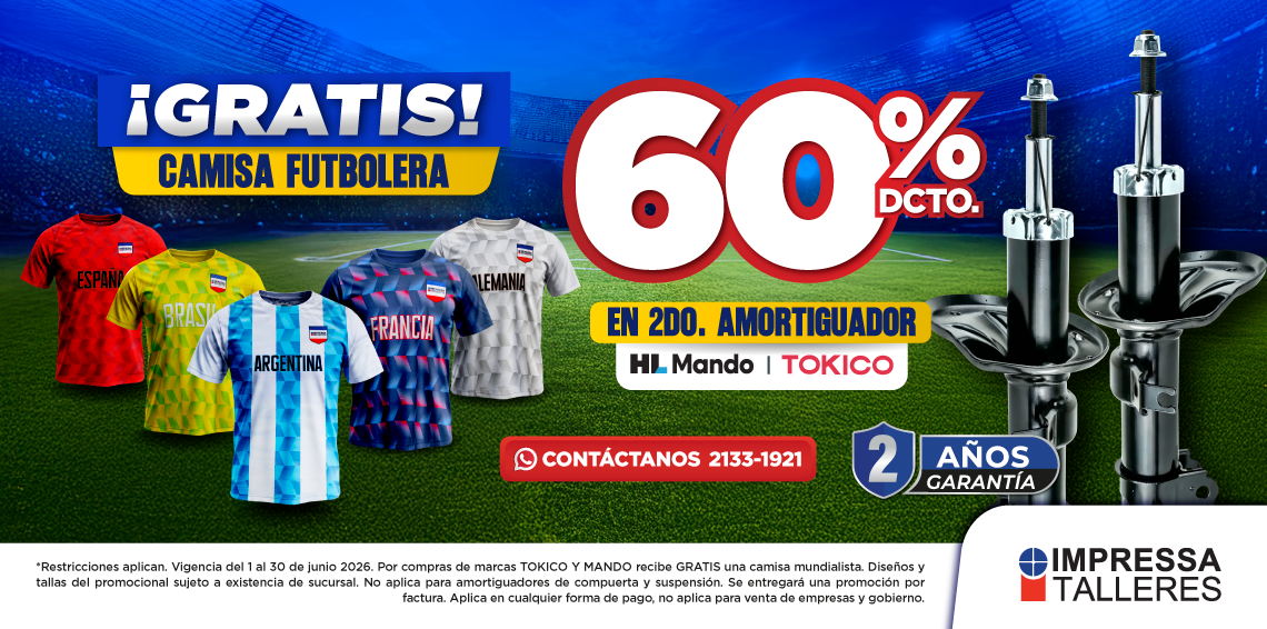 PROMOCIÓN EN AMORTIGUADORES