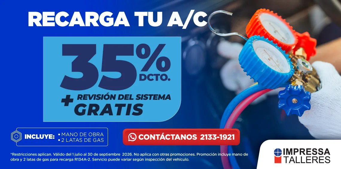 PROMOCIÓN EN RECARGA DE AIRE ACONDICIONADO