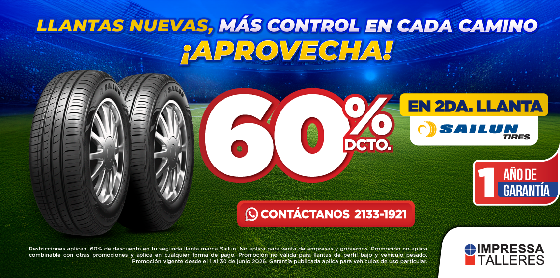 PROMOCIÓN EN LLANTAS SAILUN
