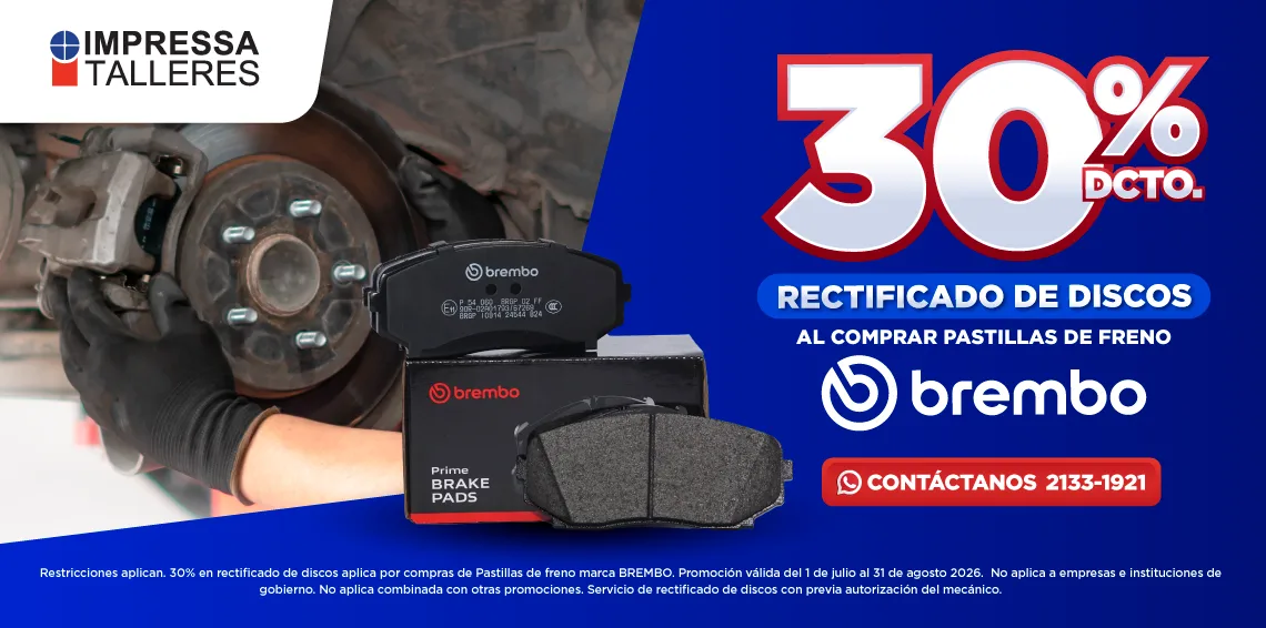 PROMOCIÓN EN RECTIFICADO DE DISCOS