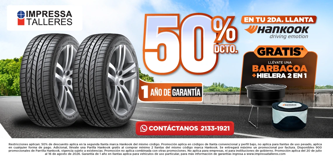 PROMOCIÓN EN LLANTAS HANKOOK