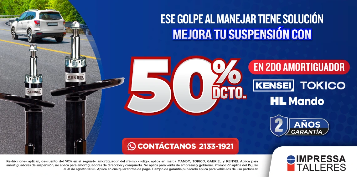 PROMOCIÓN EN AMORTIGUADORES