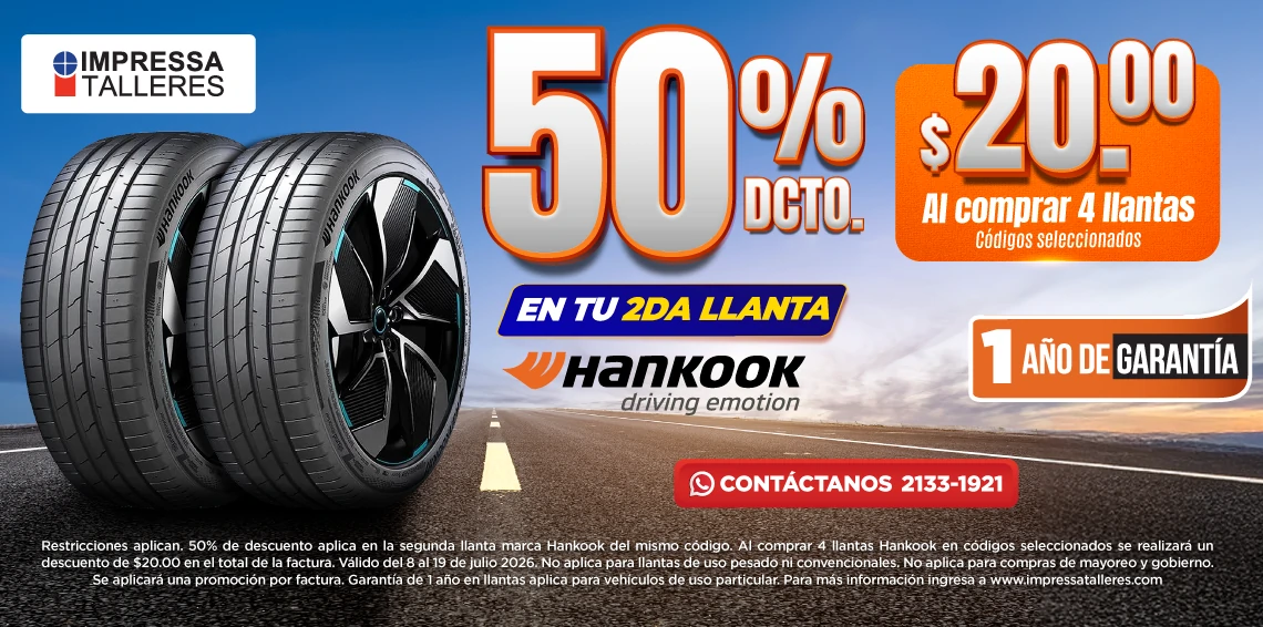 PROMOCIÓN EN LLANTAS HANKOOK