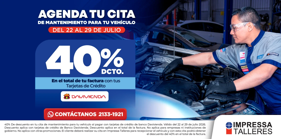 PROMOCIÓN BANCO DAVIVIENDA 40% DE DESCUENTO