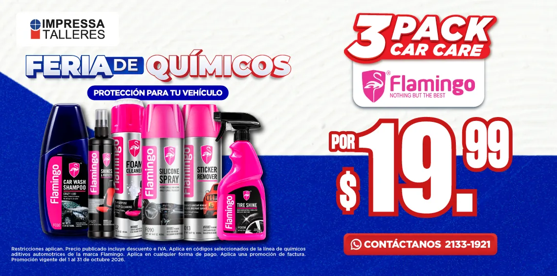 PROMOCIÓN 3×19.99 Flamingo