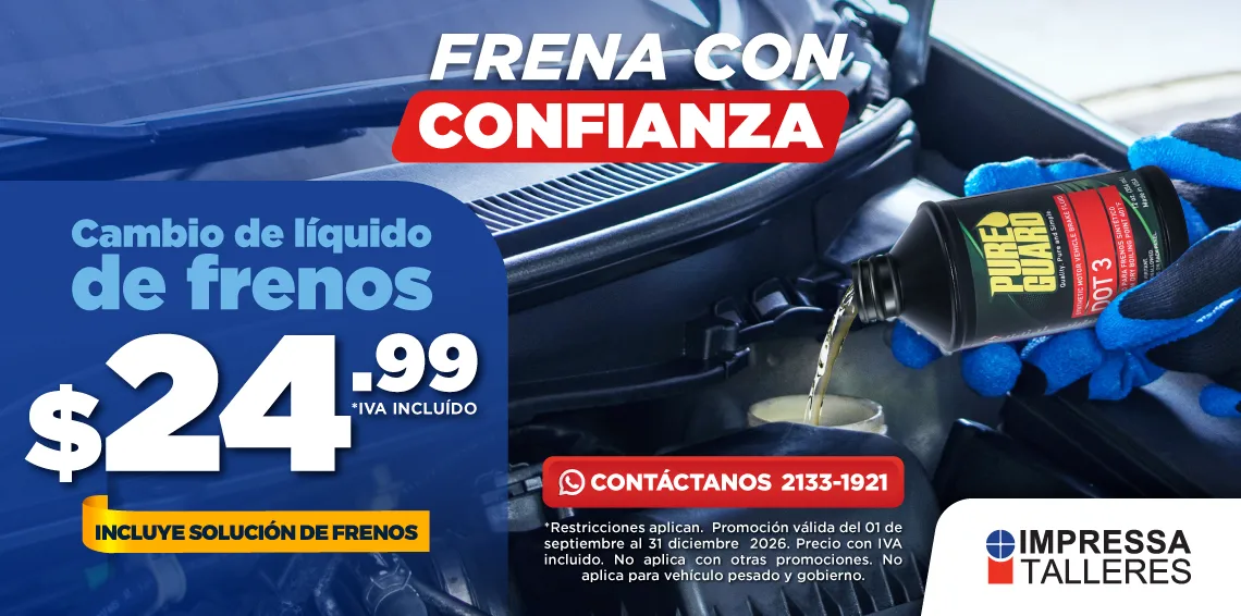 PROMOCIÓN CAMBIO LIQUIDO DE FRENOS