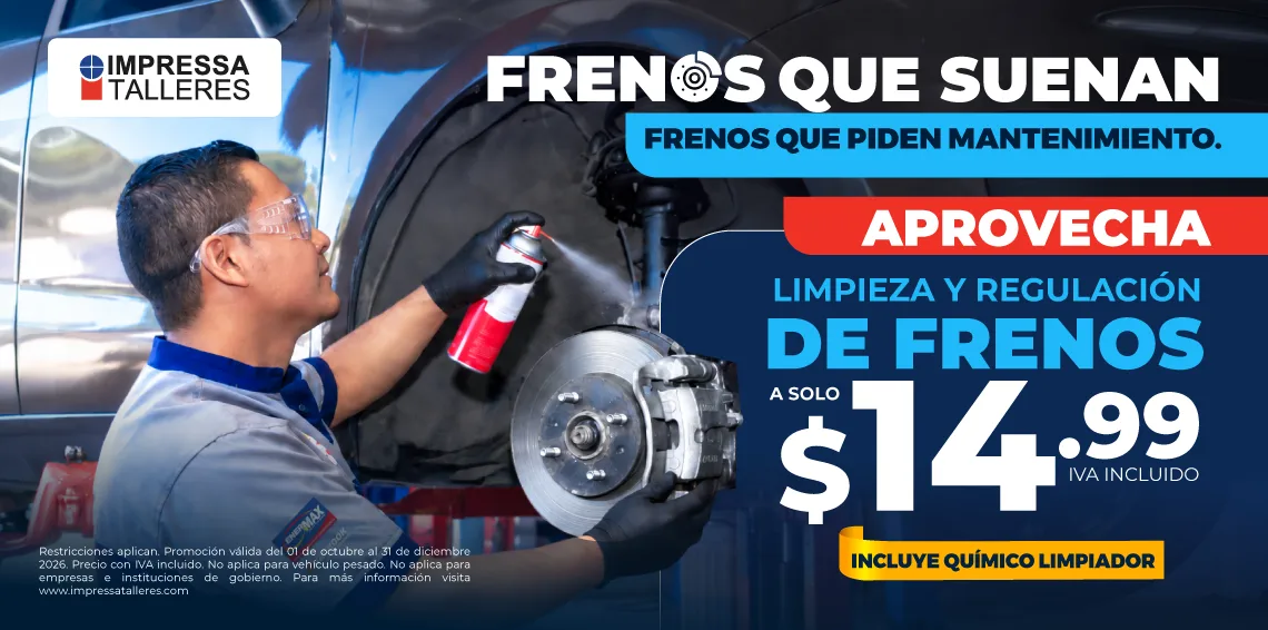 ¡LIMPIEZA Y REGULACIÓN DE FRENOS POR $14.99!