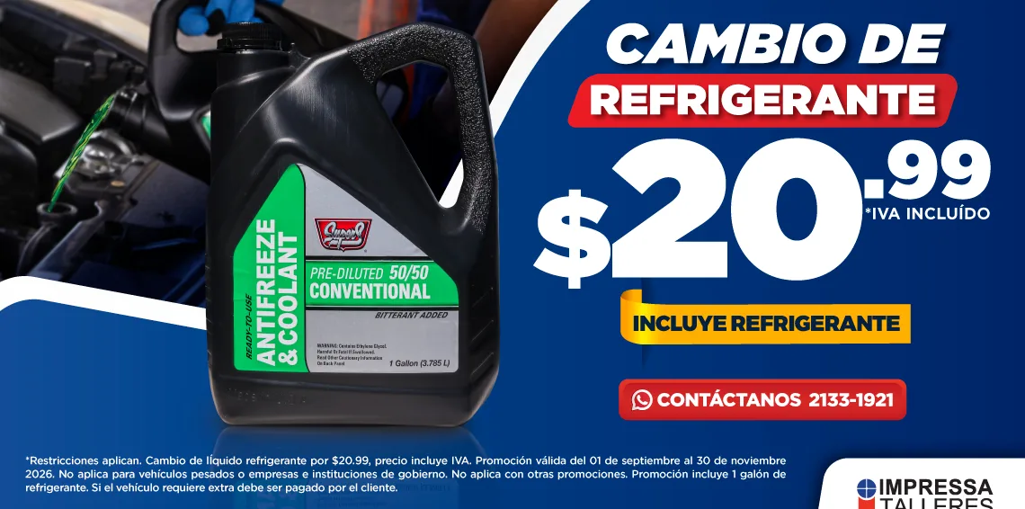 CAMBIO DE REFRIGERANTE